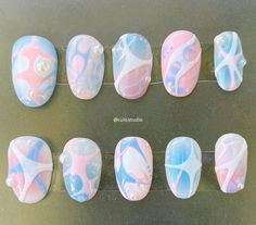 Hippie Nails, Nail Time, Pretty Gel Nails, Really Cute Nails, Soft Nails, Cat Nails, Kawaii Nails, Dream Nails, Cute Nail Designs