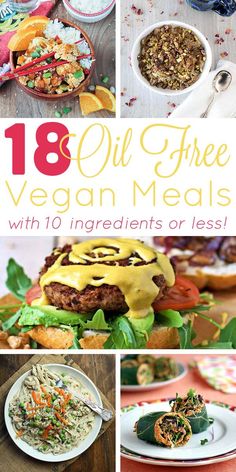 I don't always cook oil free, but when I do, it has to be super delicious! Oil Free Vegan Recipes, Oil Free Vegan, Healthy Ingredients, Vegan Meals, Vegan Recipes Healthy