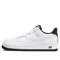 Nike Air Force 1 '07 'White Black' White/Black/White Sneakers/Shoes Classic White Nike Air Force 1 For Streetwear, Nike Air Force 1 White Sports Shoes, Modern White Nike Air Force 1 For Streetwear, Af1 Black And White, White Nike Air Force 1 Modern Streetwear, Modern White Nike Air Force 1, Black White Air Force 1, White Nike Air Force 1 For Streetwear, Air Forces Black And White