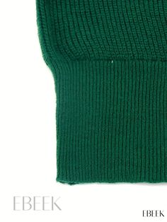 Ebeek - Premium Plus Size Womens Surplice Neck Sweater - Classy Knitted Long Sleeve Jumper with Medium Stretch - Solid Color Stretch Ribbed V-neck Sweater, Green V-neck Stretch Knit Top, Stretch Solid Color V-neck Sweater, Knitted Long Sleeve, Long Sleeve Jumper, Plus Size Sweaters, Neck Sweater, Stripes Pattern, Cable Knit