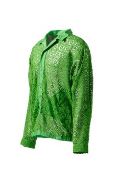 Color: Green Composition: 100% Cotton Style Number: TV241-FC305-E Cotton Style, Composition, The 100, Lace, Green, Color