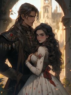 Royal Couple Art, Walpapers Cute, Anime Love Story, Fantasy Couples, Cute Couple Art, Dessin Adorable, Digital Art Anime, Anime Couples Manga, Fantasy Inspiration