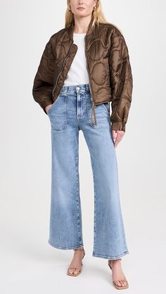 FRAME Modern Pocket Jeans | Shopbop Jeans Fabric, Carpenter Jeans, Pocket Jeans, Clothes Jewelry, Modern Frames, Wide Leg Jeans, Stretch Denim, Straight Leg Jeans, Straight Leg