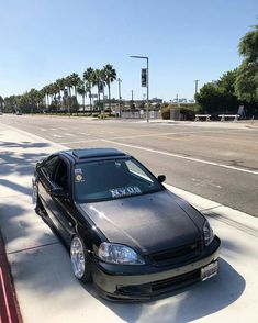 Jdm Honda Civic, Black Honda Civic, Cars Jdm, Black Honda