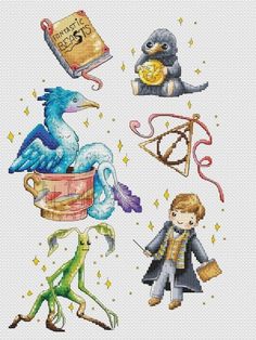 the cross stitch pattern for harry potter