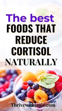 Foods that help to reduce cortisol naturally are wholesome naturally foods full of vital nutrients to manage stress and fatigue making feel energetic while helping you lose weight. Combine these foods with a healthy lifestyle to lower cortsisol levels and boost your health. Breakfast To Lower Cortisol, Herbs To Lower Cortisol, Cortisol Reducing Foods, Cortisol Diet Meal Plan, Cortisol Triggering Foods, Cortisol Detox Diet, Cortisol Balance, Cortisol Diet