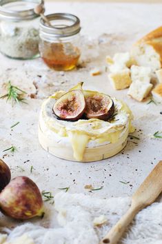 an image of some food that is on top of a table with the words 10 easy, small - bite appetizers perfect for holiday parties