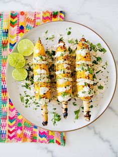 grilled corn on the cob with cilantro, lime and sour cream