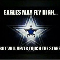 an image of a star that says eagles may fly high but will never touch the stars