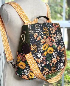 Backpack Project, Tote Bags Sewing, Diy Tote Bag, Diy Sewing Pattern, Boho Bags, Fancy Bags, Fabric Bags