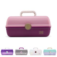 PRICES MAY VARY. CABOODLES ON-THE-GO GIRL COSMETIC CASE: You’ve got places to be and things to do. Conquer the chaos with a Caboodles On-The-Go Girl Makeup Case! Inspired by the tackle box, this iconic makeup organizer features a retro design and functional form. SPACIOUS STORAGE: At 8.0” x 12.83” x 5.94”, this case has room for all your glam essentials. The bottom has plenty of space for larger items like brushes, while the top contains a 3-compartment tray for additional items. SECURE AND PRACTICAL: Equipped with a flip-lid, auto-open tray and mirror, the On-The-Go Girl is the perfect travel case for makeup mavens and neat freaks. The secure latch and sturdy design make it easy to take on the go. FOR MORE THAN JUST COSMETICS: This Caboodles organizer is not just for cosmetics. It's the u Iconic Makeup, Makeup Box, Makeup Organizer, Safe Travel, Hard Plastic, Built In, Mirror, Makeup, Travel