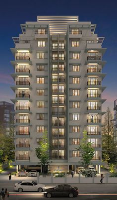 Builders in Calicut city Front Entrance Table, Luxury Apartments Exterior, Condominium Facade, Layout Apartment, Apartment Exterior Design, Apartment Building Exterior, Futuristic Civilization, Modern Front Porches, Modern Front Porch