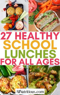 healthy school lunches for all ages