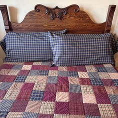 Millsboro Navy Plaid King Pillow Case - Set of 2 - Primitive Star Quilt Shop Primitive Star, King Pillow, Navy And Khaki, King Pillows, Star Quilt, Quilt Shop, Pillow Case, Room Ideas, Pillow Cases