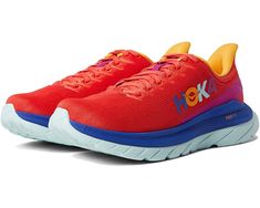 Hoka Mach 4 Blue Running Shoes, Hoka Shoes, Training Sneakers, Adidas Kids, Hoka One One, Swag Shoes, Road Running, Travel Cosmetic Bags, Shoes Woman