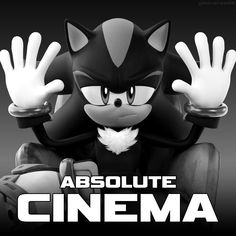 an image of a cartoon character sitting in a chair with his hands up and the words absolute