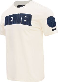 Support your Denver Nuggets in this White Short Sleeve Fashion Tee! This Triple Tonal Fashion T Shirt features a tonal team name embroidered across chest. Be ready to shout "Go Nuggets" when you wear this Denver Short Sleeve Fashion T Shirt in the stadium or on the street. Crew neckline, Unisex, Team graphics on chest and sleeves, Pro Standard branding on back collar, Comfortable fit, Fit: True to Size, Imported Minnesota United Fc, New York City Fc, Vancouver Whitecaps Fc, Jersey Hat, Nba Hats, Denver Nuggets, Sporting Kansas City, Denver, Fashion Tees