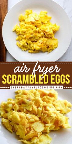 This 12-minute air fryer scrambled eggs recipe will save you precious time in the morning! With just your air fryer and 6 simple ingredients, you can whip up a delicious and nutritious dish. Perfect for a quick and easy back-to-school breakfast, give this recipe a try now! Airfryer Scrambled Eggs, Air Fry Scrambled Eggs, Cooking Eggs In Air Fryer, Easy Air Fryer Recipes Healthy Breakfast, Air Fryer Egg Bake, Air Fryer Scrambled Eggs, Eggs In Airfryer, Air Fryer Breakfast Recipes Eggs, Air Fry Eggs