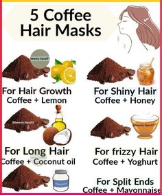 Coffee In Hair Mask, Frizzy Hair Mask Diy, Hair Mask With Coffee, Home Made Hair Mask For Frizzy Hair, How To Make Your Own Hair Mask, Hair Homemade Mask, Hair Mask Tips, Homemade Hair Mask For Shiny Hair, How To Use Coffee For Hair