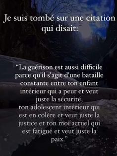 a poem written in french with the caption'je suis tome sur une citation du