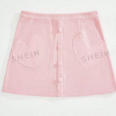 Bbwt Baby Pink Heart Mini Skirt! Super Cute& Kawaii! Spring Kawaii Fitted Mini Skirt, Kawaii Fitted Mini Length Bottoms, Pink Kawaii Mini Skirt For Spring, Pink Cotton Kawaii Skirt, Cute Pleated Mini Skirt, Kawaii Pink Mini Skirt, Cute Spring Skort, Sweet Fitted Mini Skirt, Sweet Fitted Mini Skirt For Summer