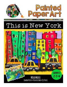 this is new york painted paper art book