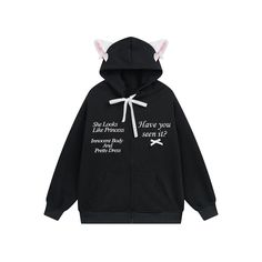 Women s Oversized Zip Up Hoodies Sweatshirts Y2K Clothes Cute Teen Girl Fall Casual Drawstring Jackets with Pockets voguable Cute Black Hoodie For Winter, Cute Black Winter Sweatshirt, Cute Black Winter Hoodie, Cute Black Sweatshirt For Winter, Cute Streetwear Outerwear With Drawstring Hood, Cute Outerwear With Drawstring Hood For Streetwear, Cute Black Long Sleeve Hoodie, Cute Hoodie Outerwear For Streetwear, Cute Black Outerwear For Streetwear