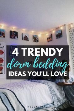 You need to check these dorm room bed ideas! They show you the best dorm room bedding every college student will need in 2021. I got all my essentials from this post.