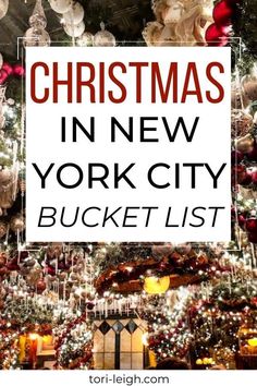 christmas in new york city bucket list