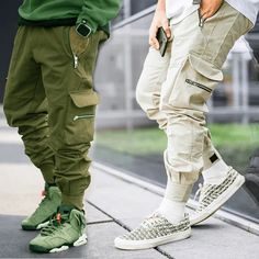 Cargo Pants Fashion Men Autumn Outdoor Casual Loose Cargo Pants Fashion, Sport Trousers, Cargo Pants Style, Men's Cargo Pants, Casual Cargo Pants, Mens Jogger Pants, Casual Chinos, Style Cargo Pants, Sports Trousers