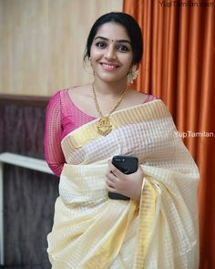 Set Saree Kerala, Rajisha Vijayan, Onam Outfits, Onam Saree, Set Saree