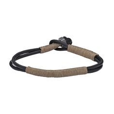 Add a stylish new element to your daily look with this LYNX men's black leather and tan cord bracelet. Add a stylish new element to your daily look with this LYNX men's black leather and tan cord bracelet.  Toggle knot closure Metal: stainless steel Length: 8.25 in. Packaging: pouch Finish: antiqued Size: 8.25. Color: Multi/None. Gender: male. Age Group: adult. Masculine Adjustable Leather Bracelet, Masculine Adjustable Leather Bracelet For Everyday, Masculine Everyday Adjustable Bracelets, Brown Leather Bracelet With Sliding Knot For Everyday, Modern Black Leather Bracelet For Everyday Use, Black Leather Bracelet For Everyday Use, Modern Black Leather Bracelet For Everyday, Modern Adjustable Leather Bracelet With Waxed Finish, Masculine Adjustable Black Band Bracelets