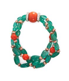 Emerald Bracelets, 2022 Jewelry, Luxury Bracelets, Gem Jewelry, Woman Jewelry, David Webb, Luxury Bracelet, Ruby Beads, Emerald Bead