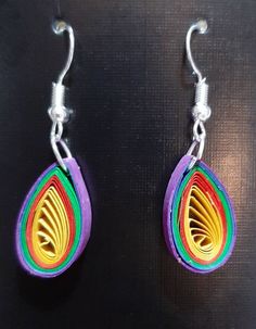 These pretty teardrop earrings will complete any outfit x Single Teardrop Earring For Party, Pierced Teardrop Pendant Earrings As Gift, Pierced Teardrop Pendant Earrings For Gift, Gift Pear-shaped Teardrop Earrings, Multicolor Dangle Teardrop Earrings As Gift, Multicolor Teardrop Earrings For Gift, Multicolor Dangle Teardrop Earrings For Gift, Multicolor Teardrop Pendant Earrings For Gift, Handmade Pear-shaped Earrings