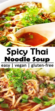 this noodle soup is easy to make and tastes just about as good as it looks