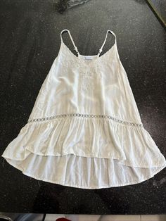 New! Love on a Hanger Off White Embroidered Boho Beachy Strappy Top Size M was just added to eBay. Check it out! #eBay #eBaySeller Sleeveless Summer Holiday Tops, Sleeveless Tops For Summer Holiday, Casual Sleeveless Top With Embroidered Hem, Bohemian Beach Top With Embroidered Hem, White Tops With Embroidered Hem For Beach, Embroidered Hem Top For Summer Vacation, White Embroidered Hem Top For Beach, White Sleeveless Beachy Top, Holiday Sleeveless Cotton Top