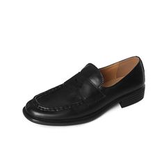 These loafers are designed in a timeless, minimal silhouette, so you'll be sure to wear them often. Made from soft leather, soft bottom that ensure all-day comfort. Wear yours with tailoring and denim alike. Color: Coffee/BlackMaterial: CowhideLining: Genuine LeatherInsole: SheepskinSole: RubberHeels: 3Cm/1.18"Weight: 0.22kg Each Shoes Production Time: About 5-7 days (Any exceptional case will email you, Please pay attention to your email left) Shipping Time: Free Shipping To most locations, del Penny Loafers For Women, Coffee Black, Color Coffee, Comfort Wear, Leather Texture, Pig Skin, Dyeing Process, Penny Loafers, Black Coffee