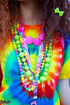 Rainbowcore Aesthetic, Decora Fashion Outfits, Harajuku Decora Kei, Decora Hair, Decora Girl, Decora Aesthetic, Arcade Carpet, Harajuku Accessories