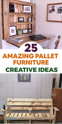 the 25 amazing pallet furniture ideas that are easy to make and great for small spaces