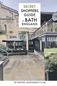 the secret shoppers'guide to bath england