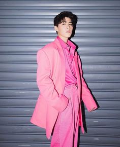 Hot Pink Outfits Men, Barbiecore Outfit Men, Barbiecore Moodboard, All Pink Outfit Aesthetic, Pink Outfit Men, Nezha Lmk, Men In Pink, Male Outfits Aesthetic, Fashion Pink Outfits