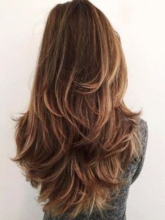 long layered hair, long layered haircuts, face framing layers, long haircut with layers Brunette Ombre, Long Shag Haircut, Haircuts For Long Hair With Layers, Layered Hairstyles, Haircut Styles, Wavy Hairstyles, Long Layered Haircuts, Short Hairstyle, Haircut For Thick Hair