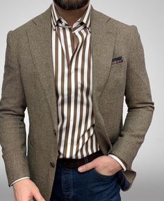 Blazer Outfits Men, Mens Fashion Blazer, Men's Formal Style, Mens Fashion Smart, Traje Casual