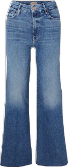 Mother Clothing, Chunky Boots, Net A Porter, Denim Pants, Women Collection, Straight Leg Jeans, Luxury Design, Blue Denim, Mid Rise