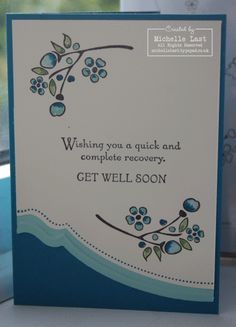 a card that says wishing you a quick and complete recovery get well soon on it