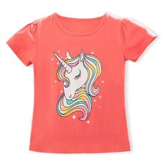 Description Cute Summer Unicorn T-Shirt Collection Perfect for unicorn and animal lovers Perfect for active kids Perfect as birthday gifts High-Quality Cotton Note: The dimensions are manually measured and there could be slight errors. The actual product dimension shall prevail. Please allow a variance of 1 to 2 cm. ABOUT OUR BRAND Offering high-quality, modern clothing items for kids, items that capture the whimsy and playfulness of young ones, Pink & Blue Baby Shop brings together different de American Girl Doll Sets, Unicorn Top, Kids Shirts Design, Baby Tee Shirts, Cartoon Tops, Unicorn Decorations, Unicorn Girl, Letters For Kids, Unicorn Tshirt