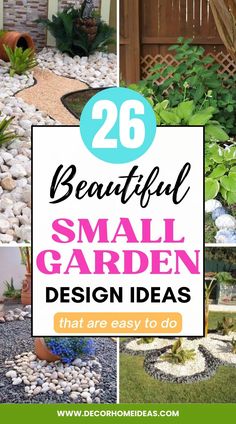 small garden design ideas that are easy to do