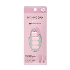 Lovely Pink Semi-Cured Color Gel Strips Dashing Diva Lovely Pink Semi-Cured Color Gel Strips | Pink | Sally Beauty Gel Manicure At Home, Nail Kits, Dashing Diva, Sally Beauty, Cuticle Oil, Gel Manicure, Nail Kit, Press On Nails, Soft Pink