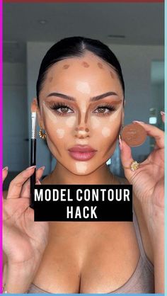 Makeup Application For Beginners, Contour Oval Face Step By Step, Where To Put Contour On Your Face, Makeup Contouring And Highlighting, Easy Glam Makeup Tutorial, How To Do Glam Makeup, Christen Dominique Makeup, Where To Contour Your Face, How To Contour Your Face Step By Step