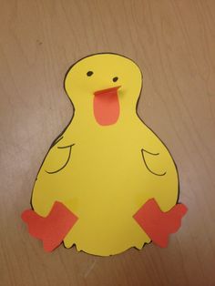 Prek duck craft kiddos Pinterest Duck crafts, Kindergarten fun Duck Hatching, Duck Craft, Crafts Kindergarten, Pumpkins Preschool, Duck Crafts, Storytime Crafts, K Crafts, Duck Art